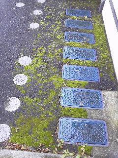 アパートの水道メーターBOX