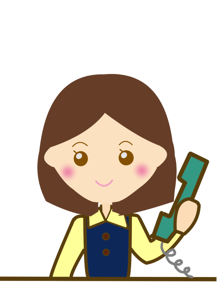 水漏れ・詰まり修理の電話受付女性