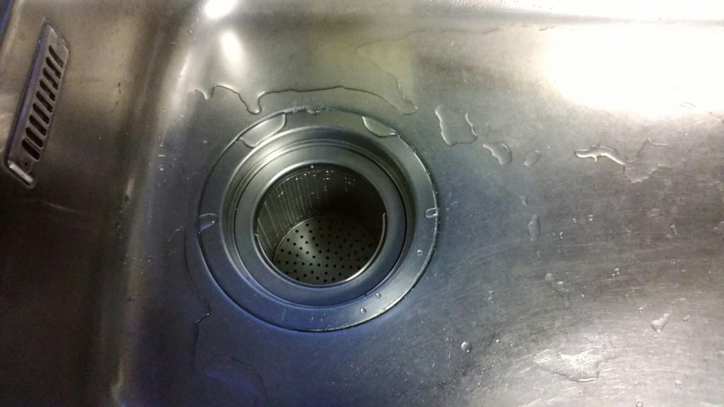 キッチンの排水口