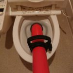 トイレつまり｜圧力ポンプ作業