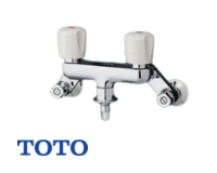 TOTO洗濯場壁付バルブ式混合水栓TW20-1R画像