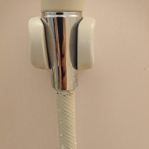 亀裂の入った浴室のシャワーホース