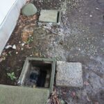 屋外の排水管掃除口