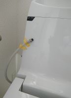 横浜市泉区トイレ脱着準備・給水管の処理